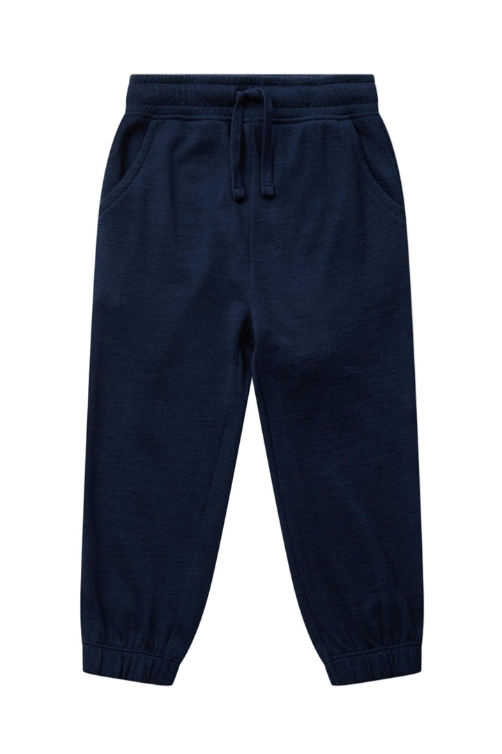 Hust &amp; Claire Galon ull/bambus joggebukse - Blues for barn - Brobrobrille