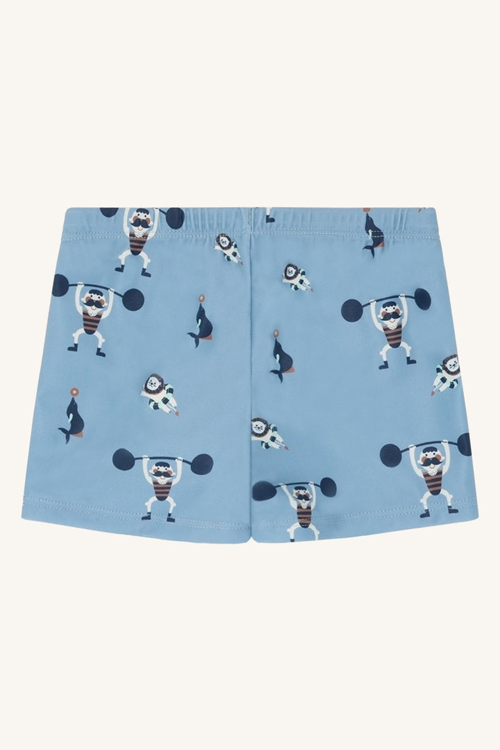 Hust & Claire Haki Badebukse - Light Blue for barn - Brobrobrille