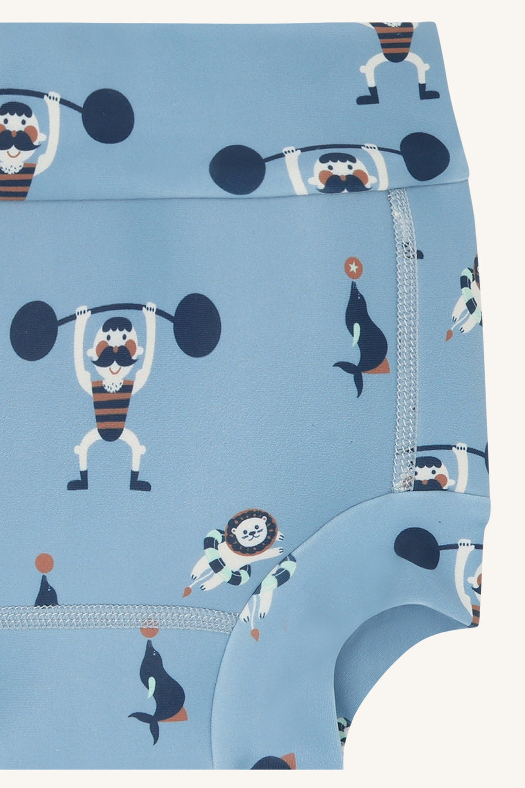 Hust & Claire Harumi Boy Badebleie - Light Blue for barn - Brobrobrille