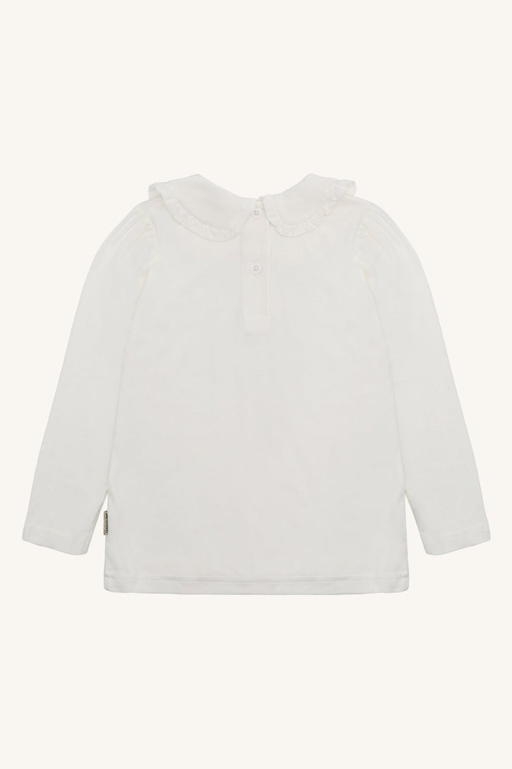 Hust & Claire HCAlma Collar Langermet T - skjorte - Sugar for barn - Brobrobrille