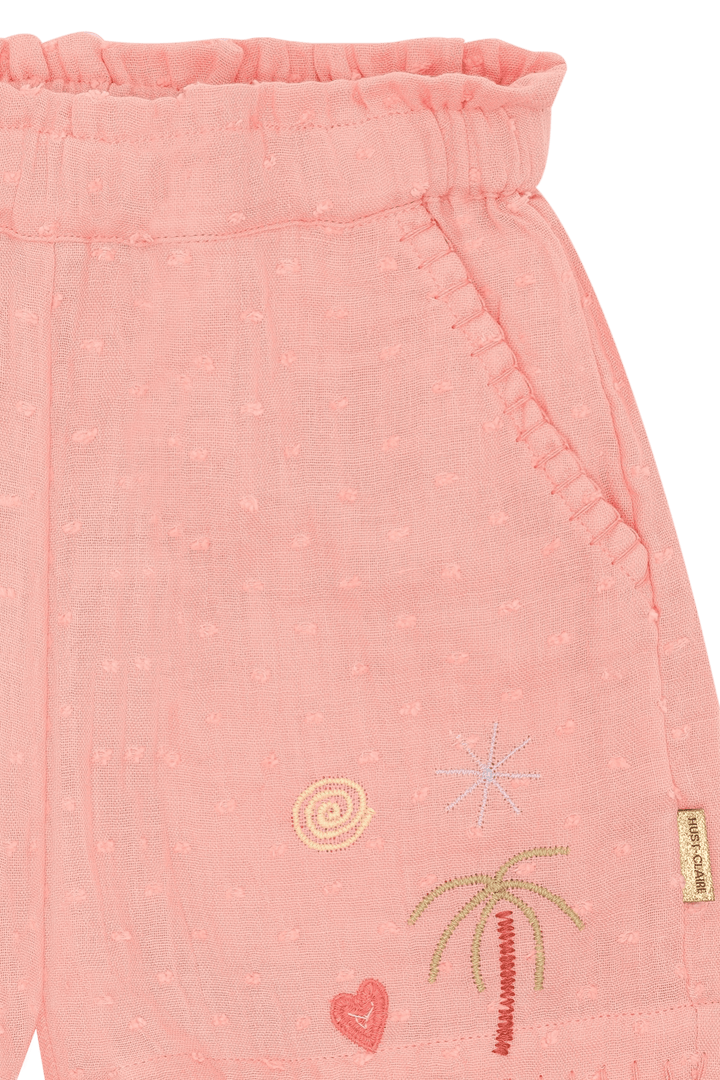 Hust & Claire Helena Dobby Shorts - Shell for barn - Brobrobrille