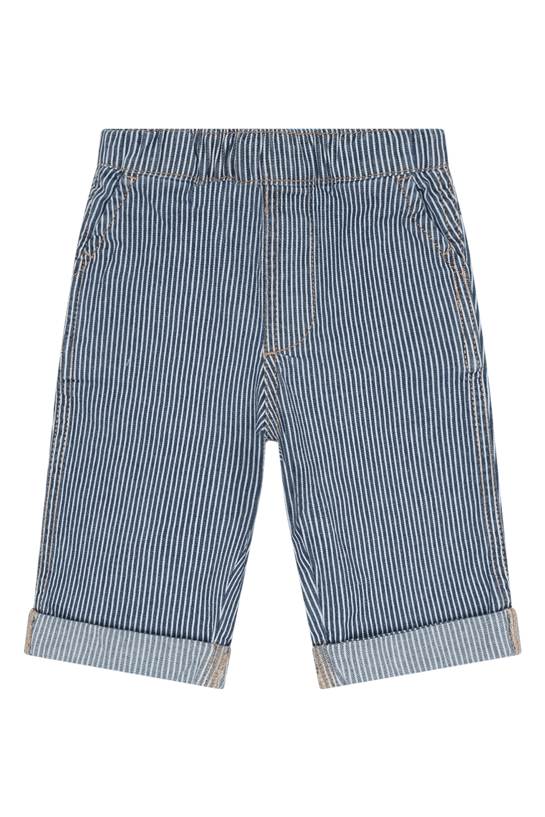Hust & Claire Jean Yd Stripe bukse - Blue Denim for barn - Brobrobrille