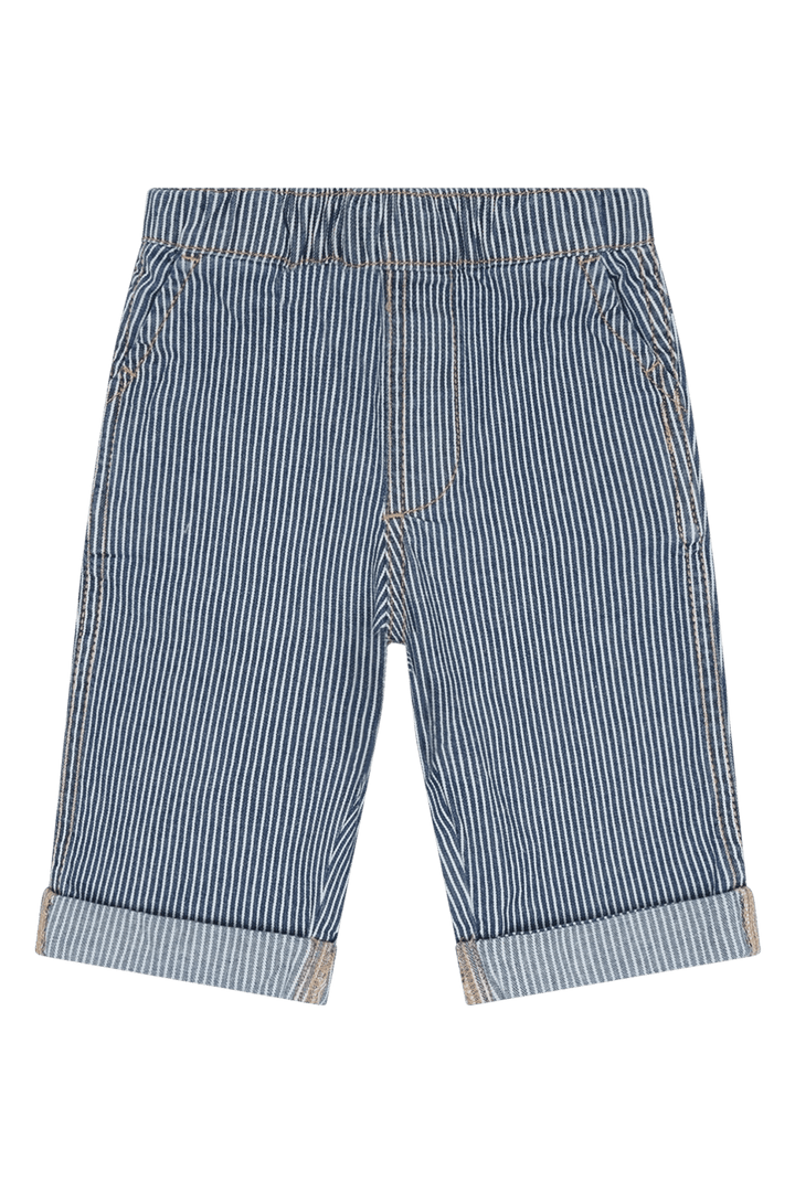 Hust & Claire Jean Yd Stripe bukse - Blue Denim for barn - Brobrobrille