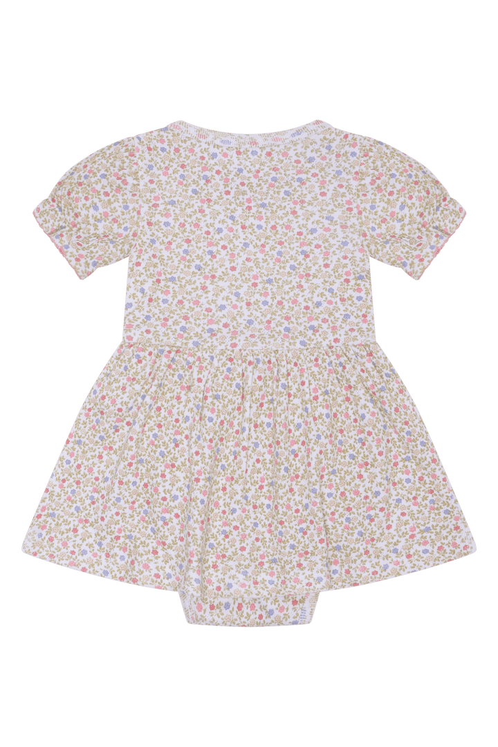 Hust & Claire Kammy Blooming Kjole - White for barn - Brobrobrille