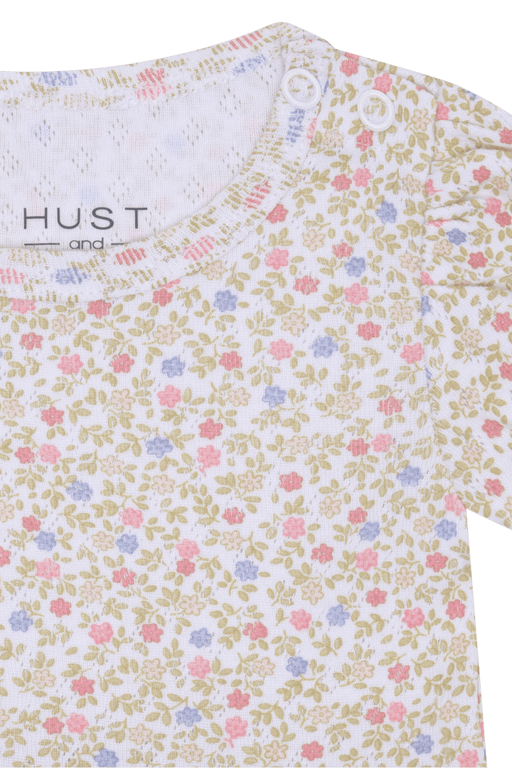 Hust & Claire Kammy Blooming Kjole - White for barn - Brobrobrille