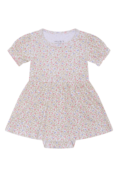 Hust & Claire Kammy Blooming Kjole - White for barn - Brobrobrille