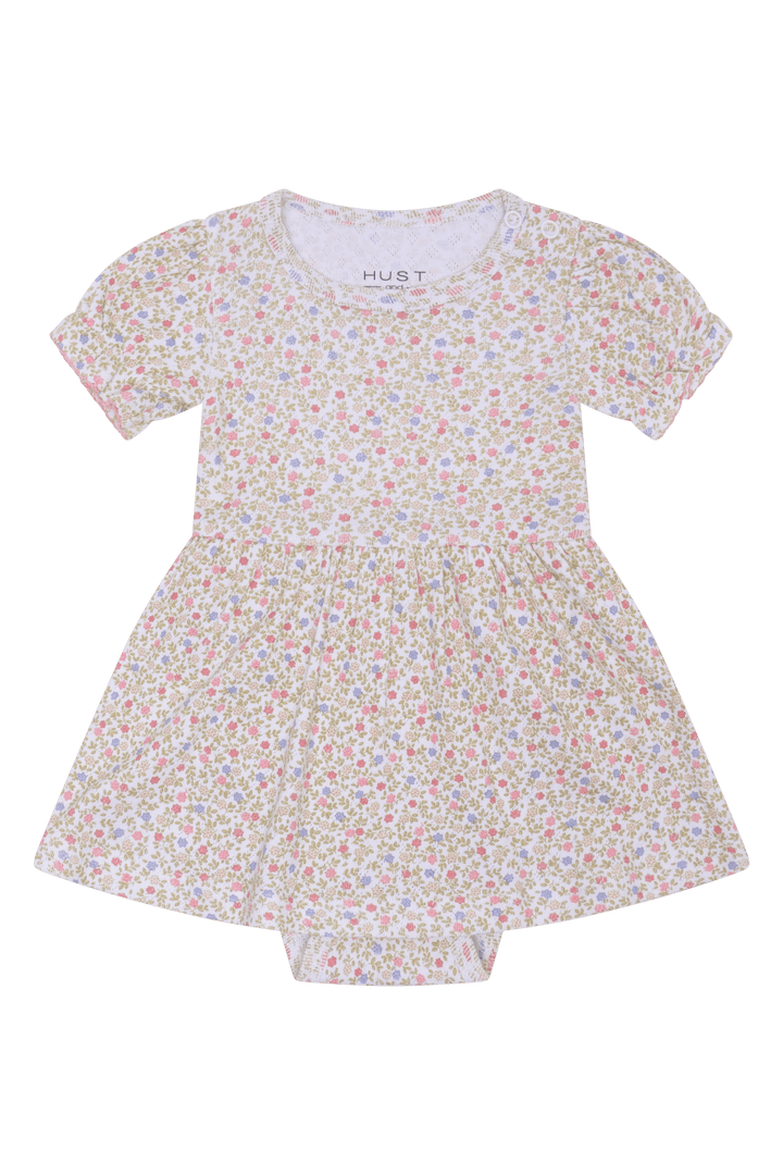 Hust & Claire Kammy Blooming Kjole - White for barn - Brobrobrille