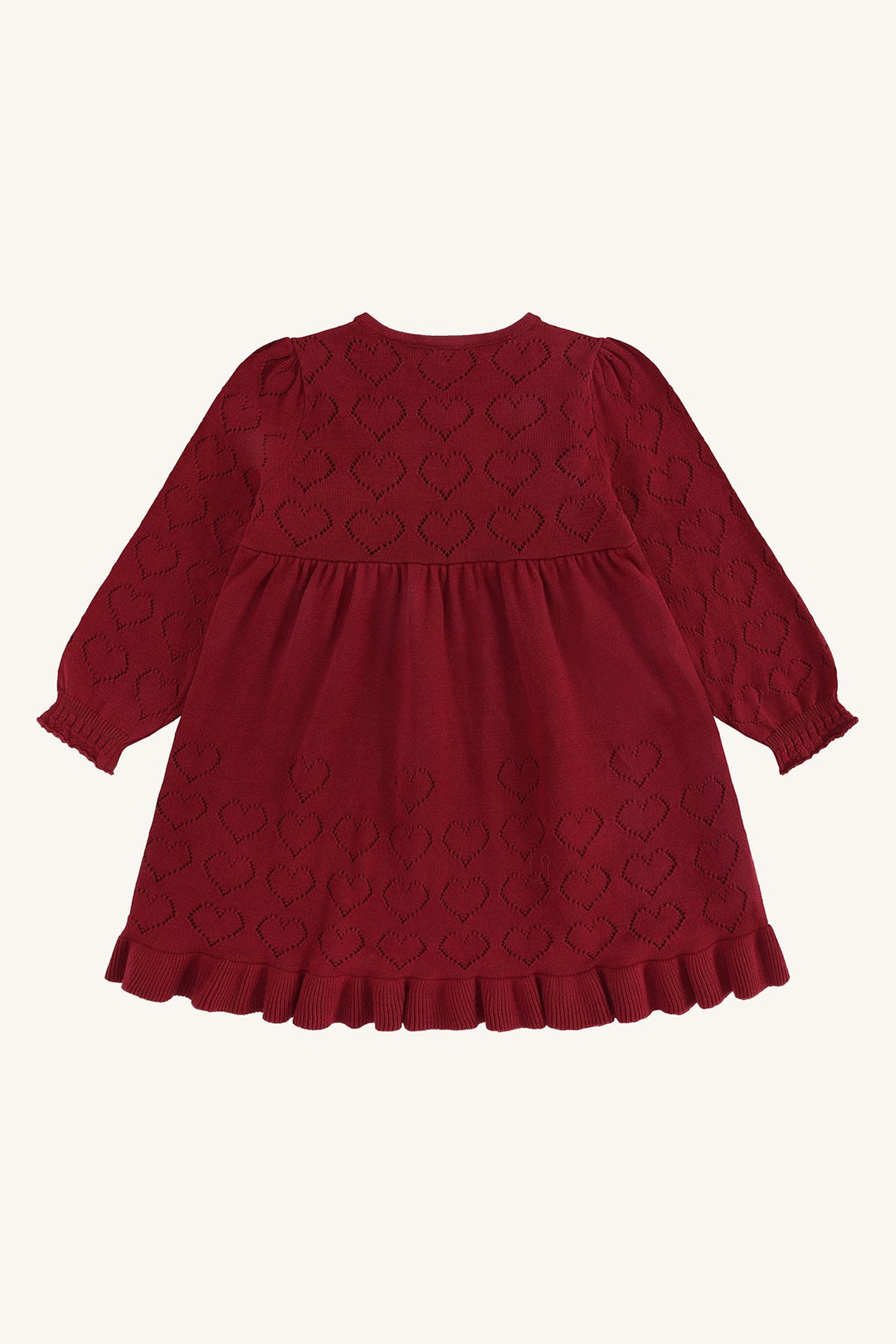 Hust & Claire Karina Pointelle Kjole - Teaberry for barn - Brobrobrille