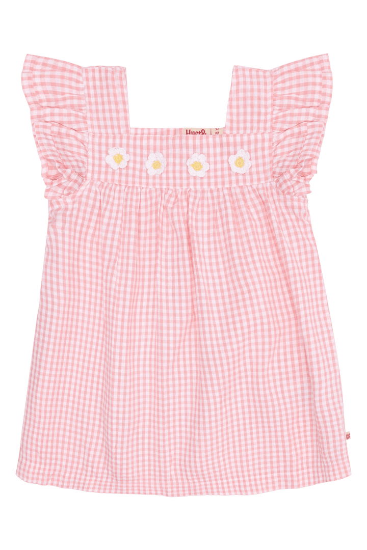 Hust & Claire Karoline Check Kjole - Shell for barn - Brobrobrille