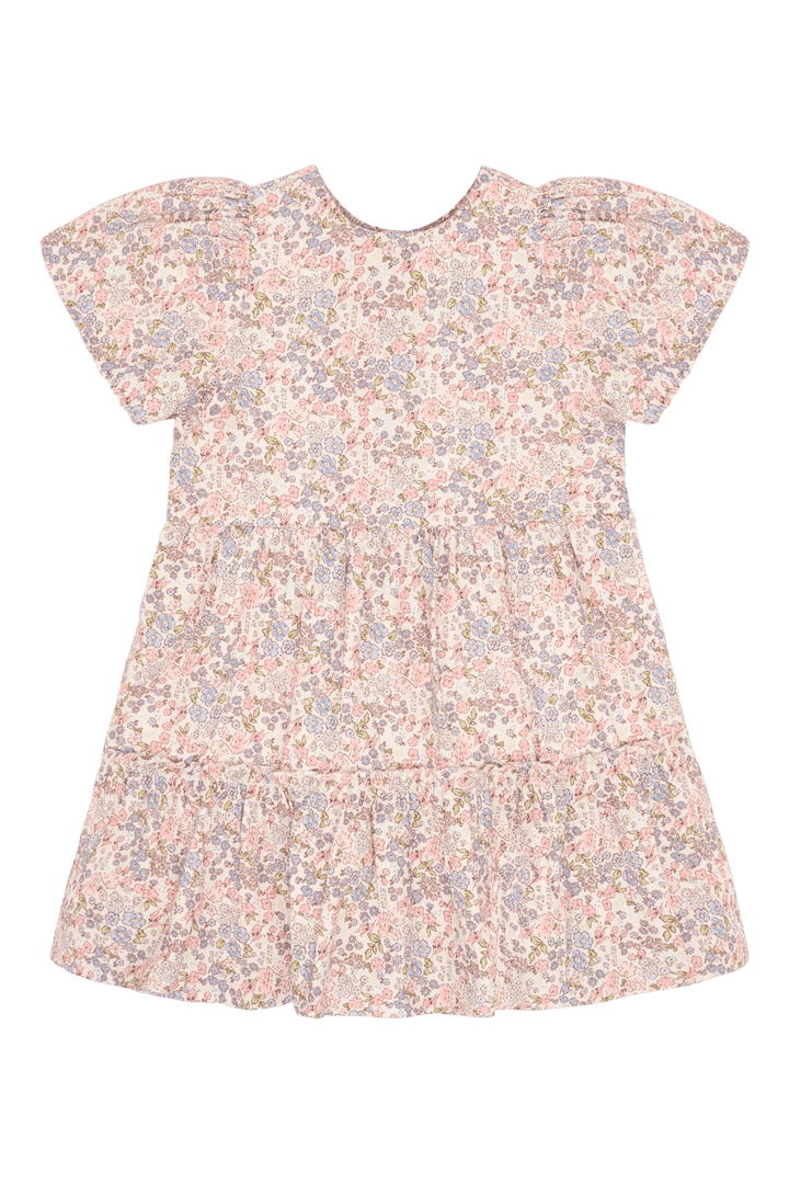 Hust & Claire Karoline Kjole - Ditsy Flower Ivory for barn - Brobrobrille