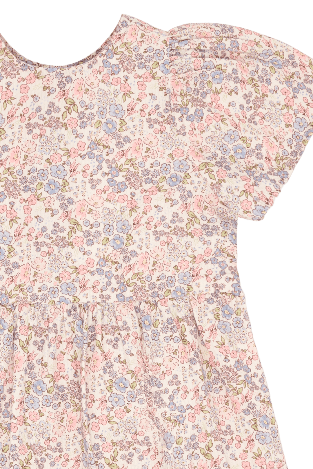 Hust & Claire Karoline Kjole - Ditsy Flower Ivory for barn - Brobrobrille