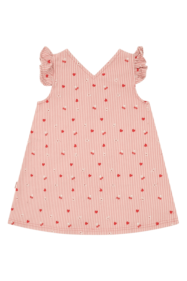 Hust & Claire Karoline kjole med striper - Sorbet for barn - Brobrobrille