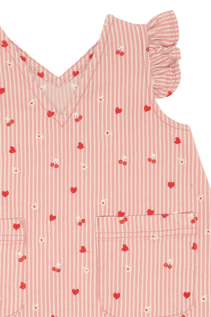 Hust & Claire Karoline kjole med striper - Sorbet for barn - Brobrobrille