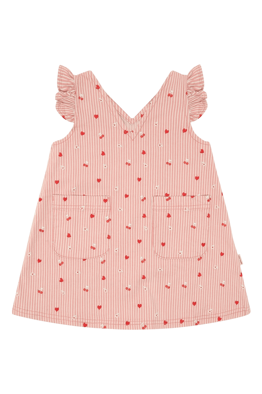 Hust & Claire Karoline kjole med striper - Sorbet for barn - Brobrobrille