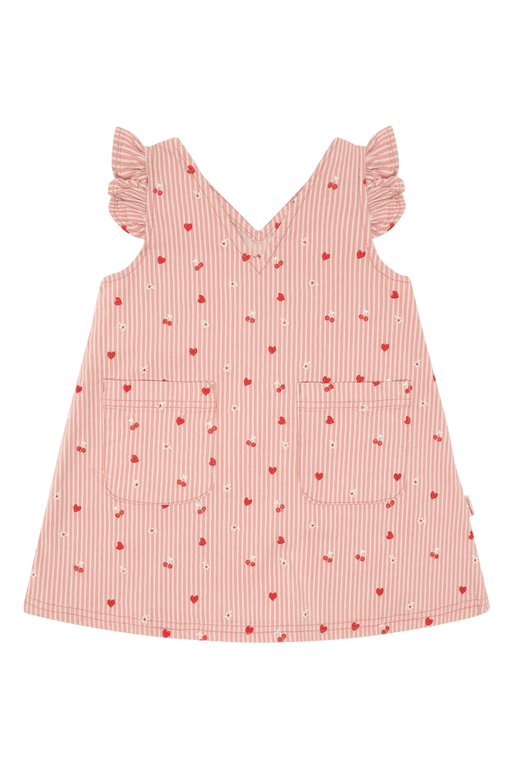 Hust & Claire Karoline kjole med striper - Sorbet for barn - Brobrobrille