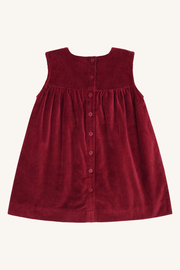 Hust & Claire Karoline Moleskin Kjole - Teaberry for barn - Brobrobrille