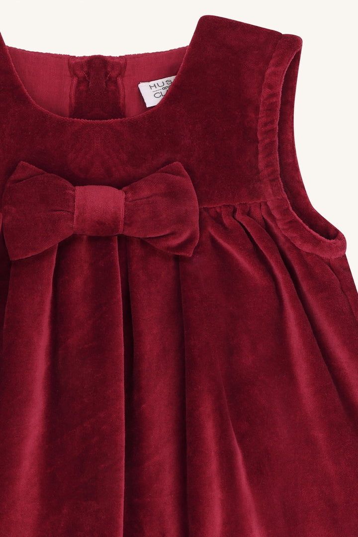 Hust & Claire Karoline Moleskin Kjole - Teaberry for barn - Brobrobrille