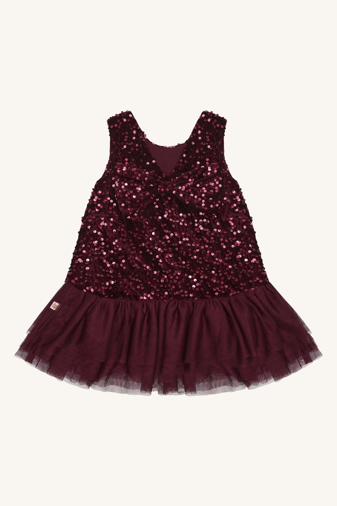 Hust &amp; Claire Karoline Sequins paljettkjole - Teaberry for barn - Brobrobrille