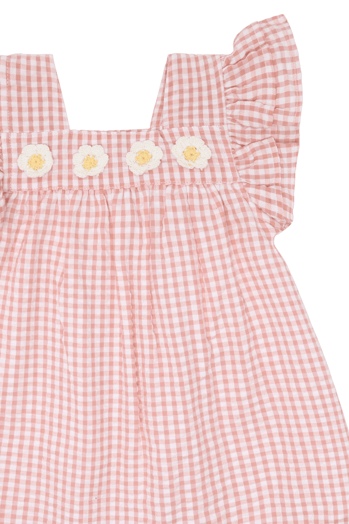 Hust & Claire Katinka Check Kjole - Shell for barn - Brobrobrille