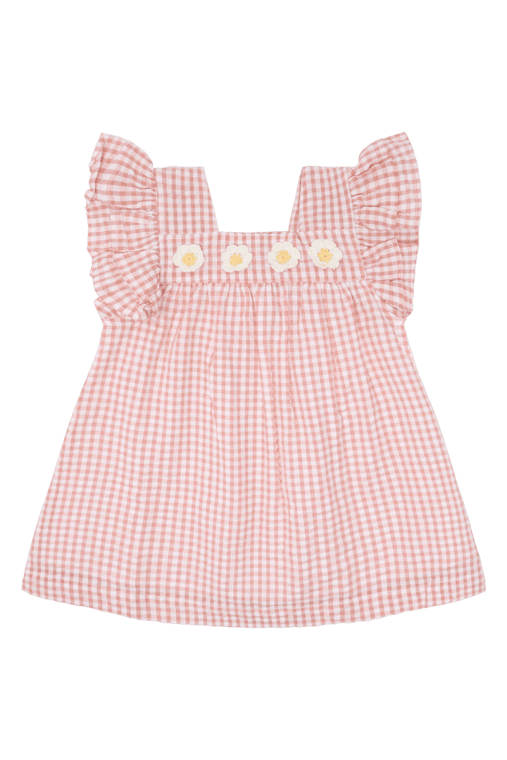 Hust & Claire Katinka Check Kjole - Shell for barn - Brobrobrille