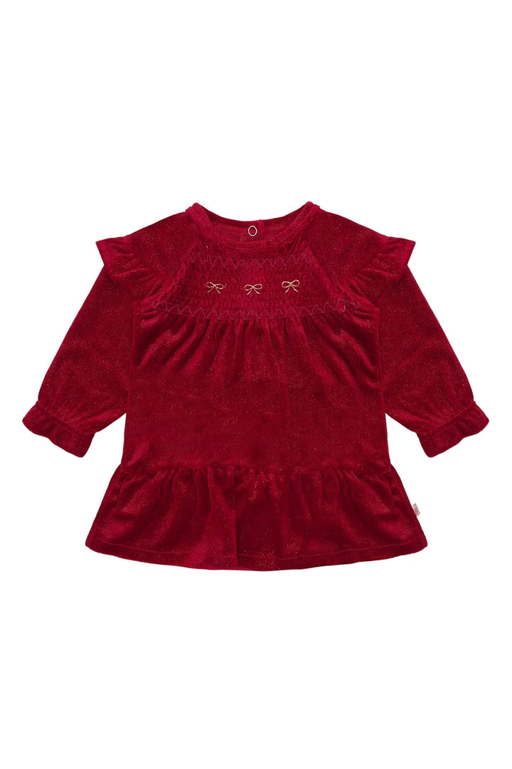 Hust &amp; Claire Kis smock kjole - Teaberry for barn - Brobrobrille