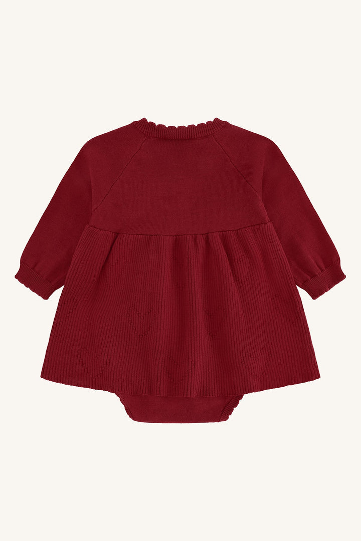 Hust & Claire Klara Heart Bodykjole - Teaberry for barn - Brobrobrille