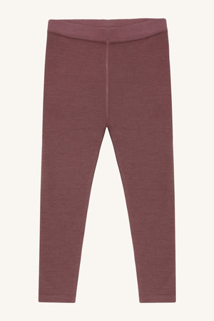 Hust & Claire Laki Ullleggings - Old Rose for barn - Brobrobrille