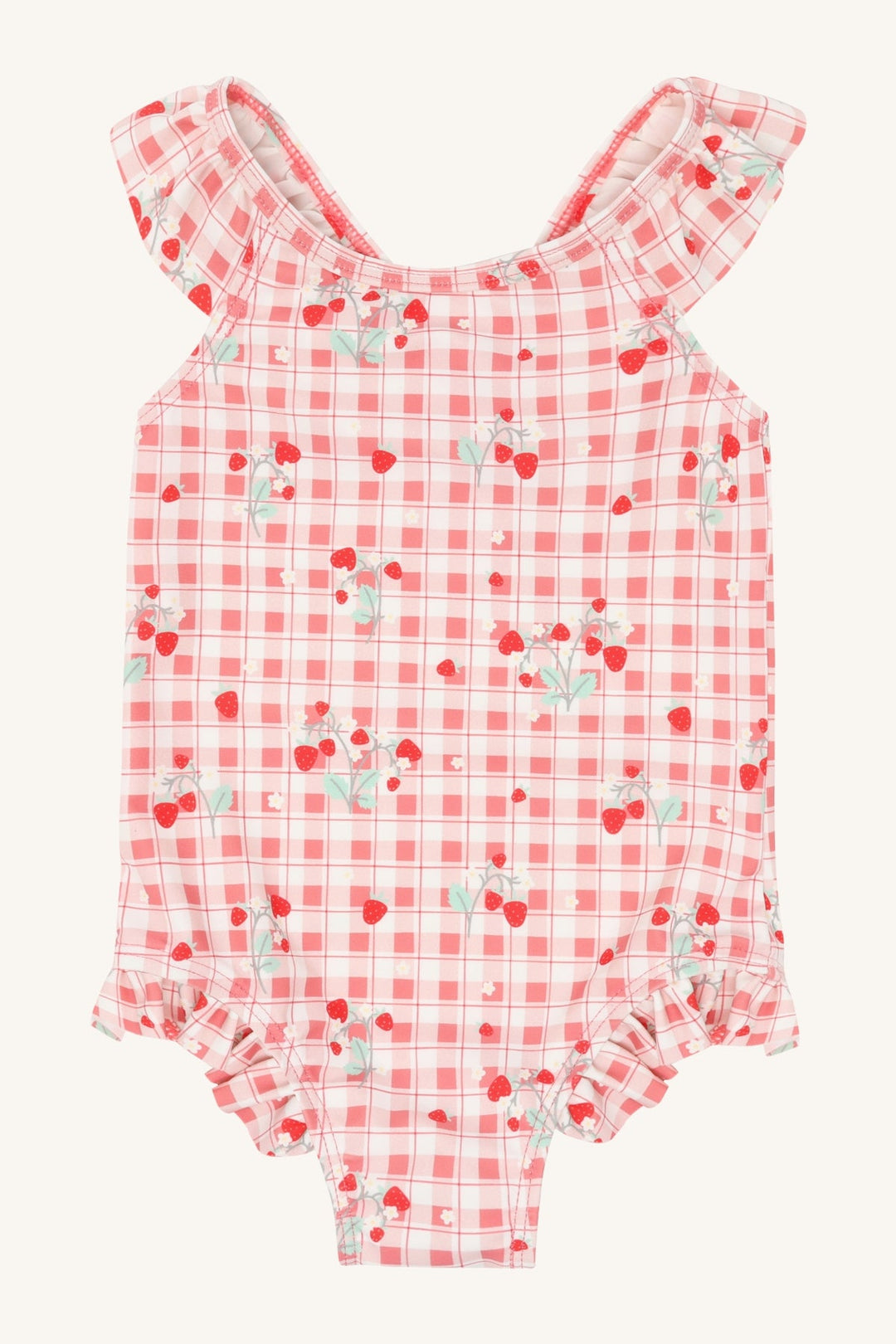 Hust & Claire Madiken Badedrakt - Ivory for barn - Brobrobrille