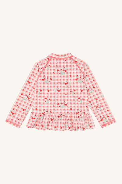Hust & Claire Maiak UV Badetopp - Ivory for barn - Brobrobrille