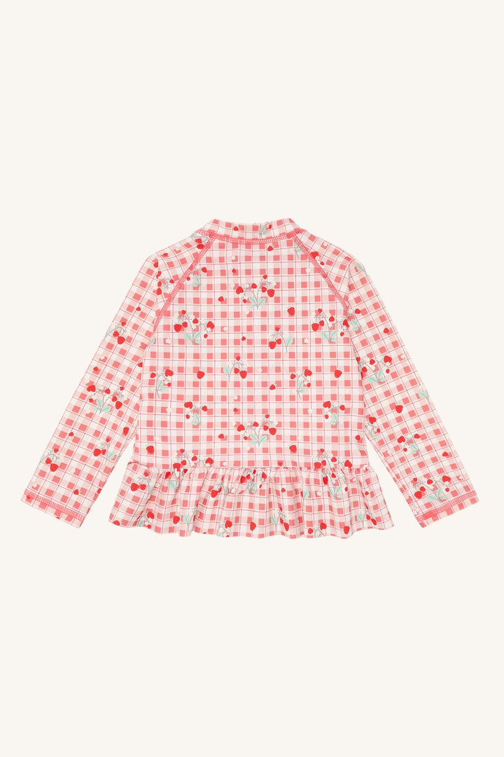 Hust & Claire Maiak UV Badetopp - Ivory for barn - Brobrobrille