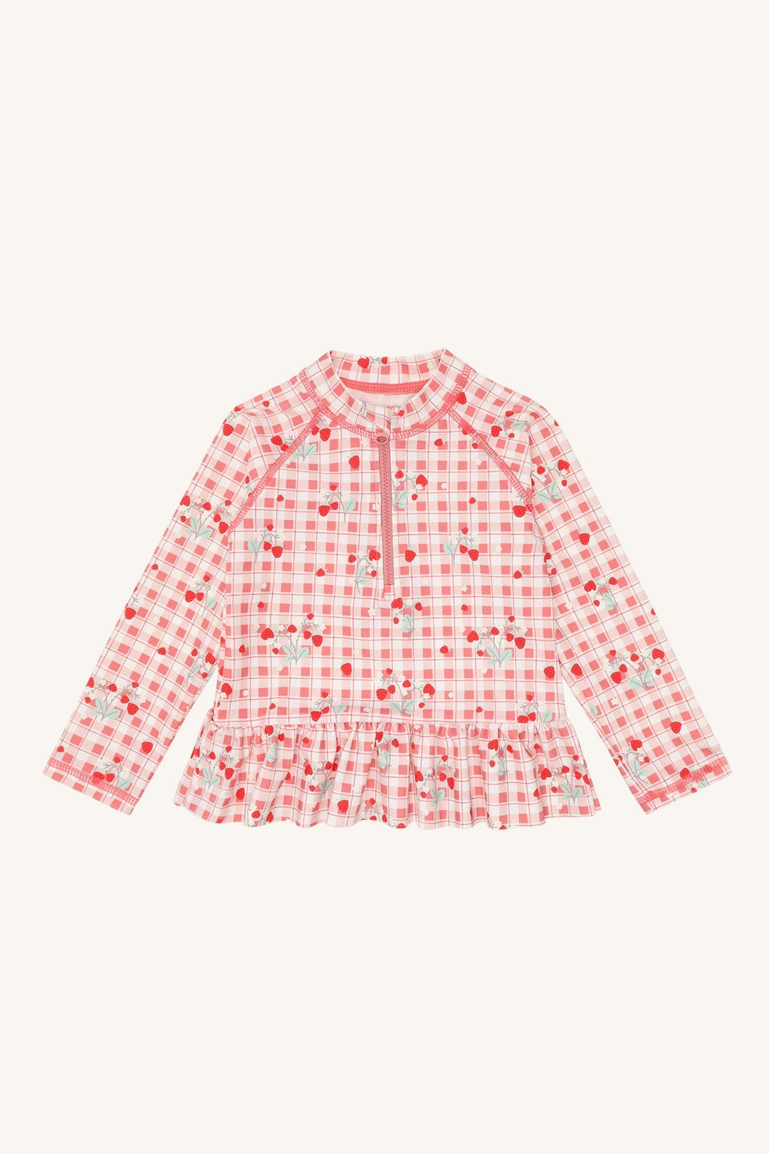 Hust & Claire Maiak UV Badetopp - Ivory for barn - Brobrobrille