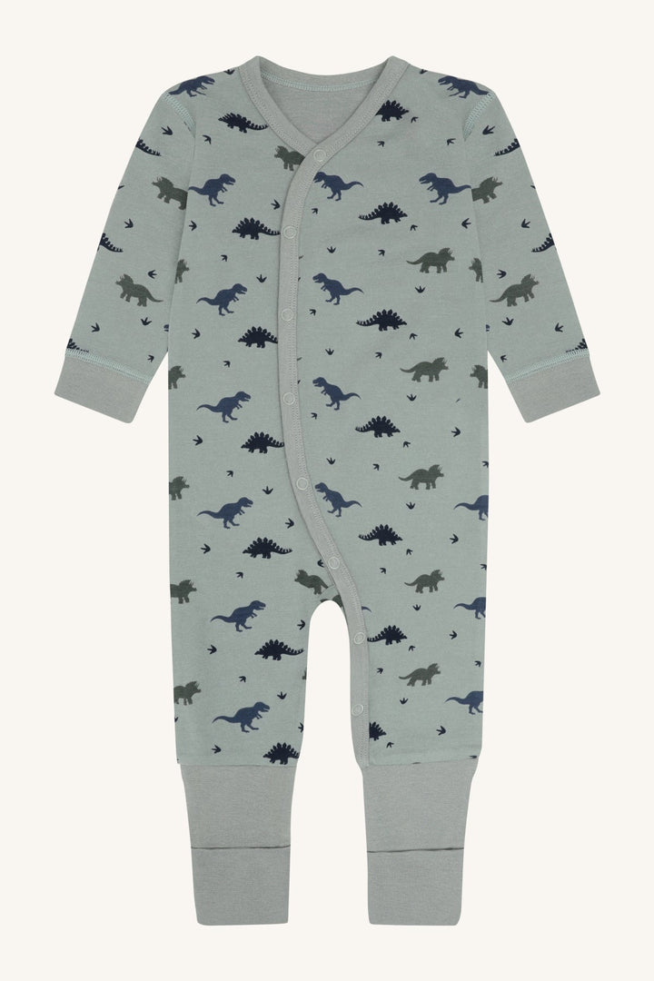 Hust & Claire Manu Dino Ull Nattdrakt - Slate Green for barn - Brobrobrille
