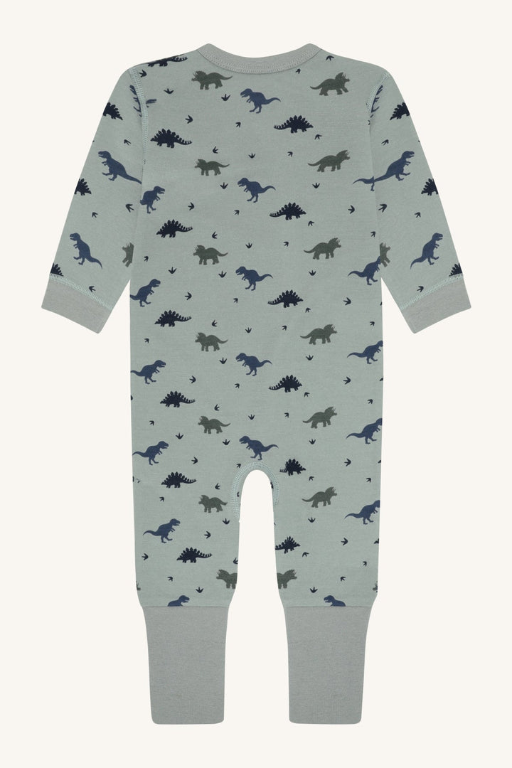 Hust & Claire Manu Dino Ull Nattdrakt - Slate Green for barn - Brobrobrille