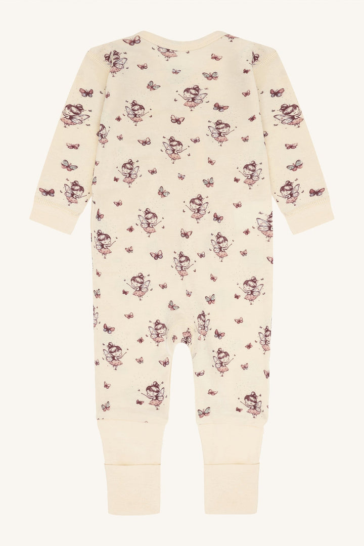 Hust & Claire Manu Fairy Ull Nattdrakt - Off White for barn - Brobrobrille