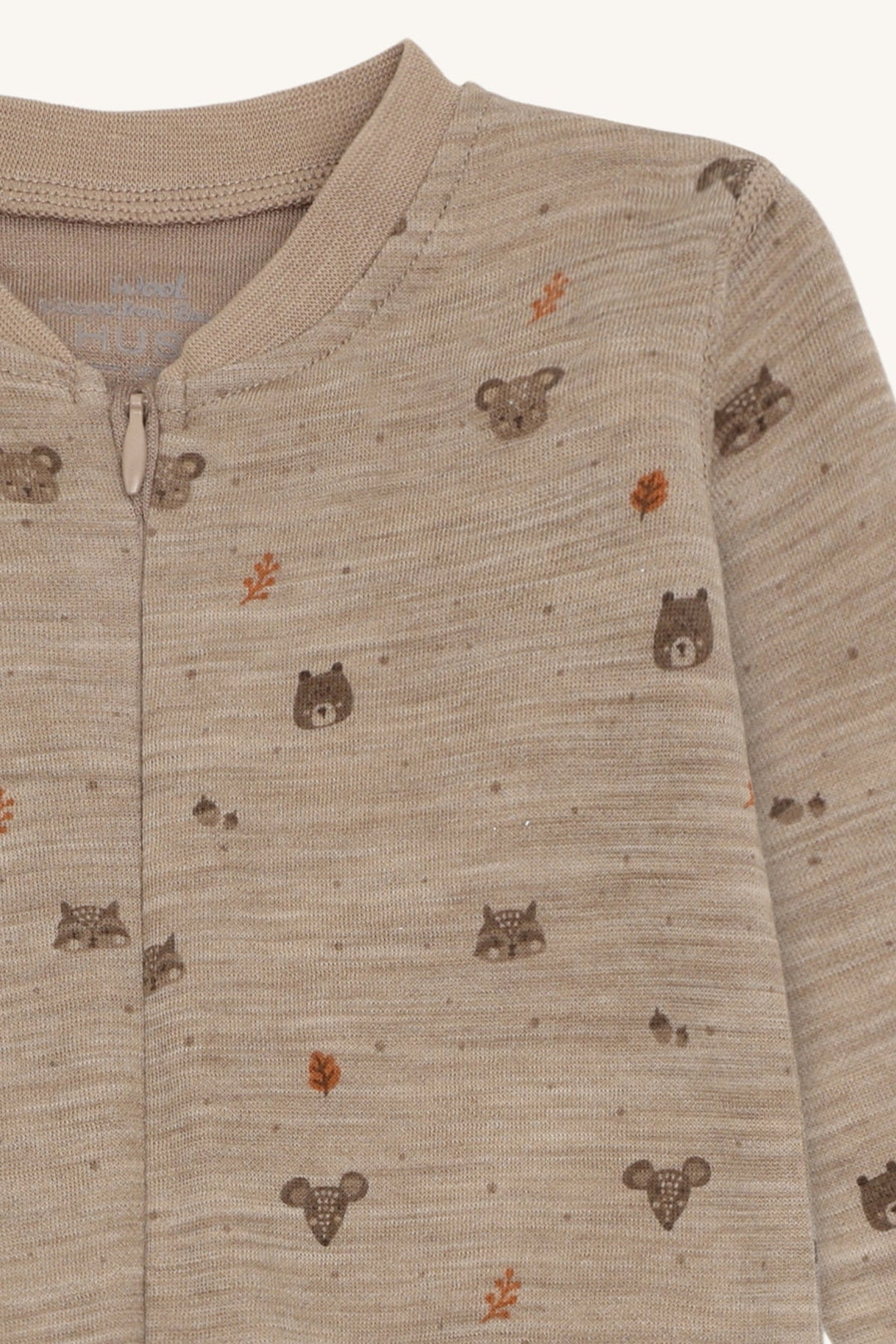 Hust & Claire Manu Forest Ull Nattdrakt - Biscuit for barn - Brobrobrille