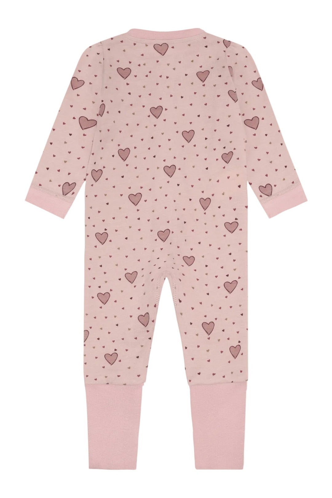 Hust &amp; Claire Manu Hearts ull/bambus nattdrakt - Dusty Rose for barn - Brobrobrille