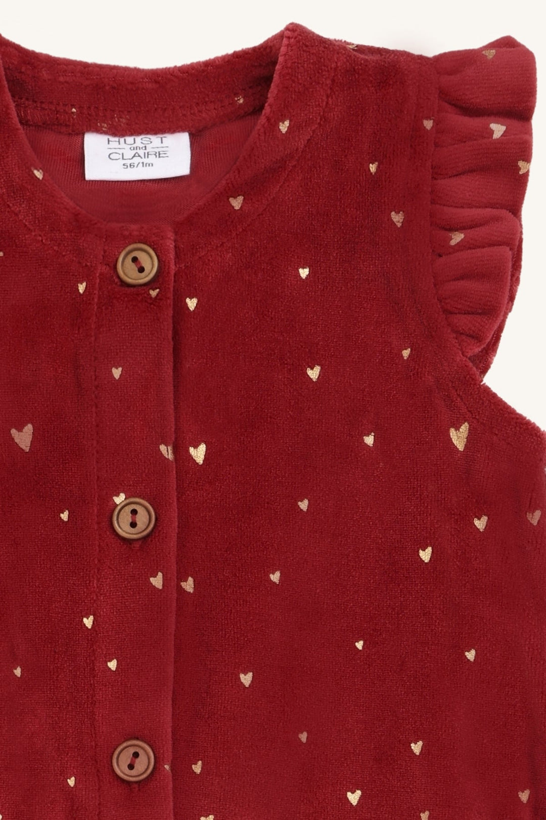 Hust & Claire Mem Gold Overall - Teaberry for barn - Brobrobrille