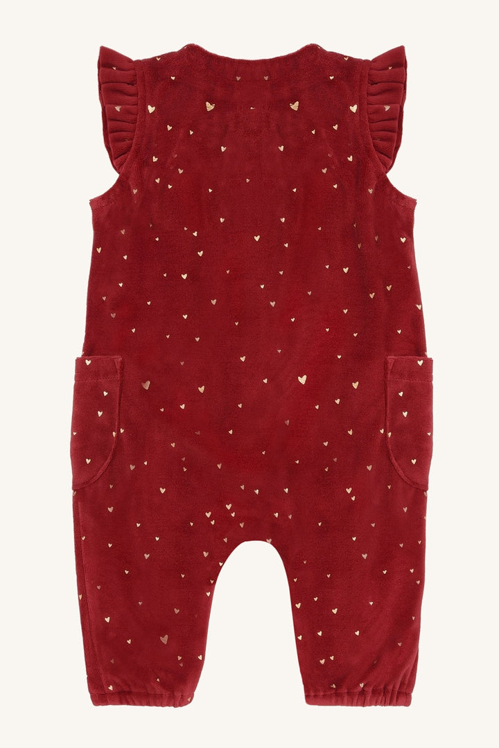 Hust & Claire Mem Gold Overall - Teaberry for barn - Brobrobrille