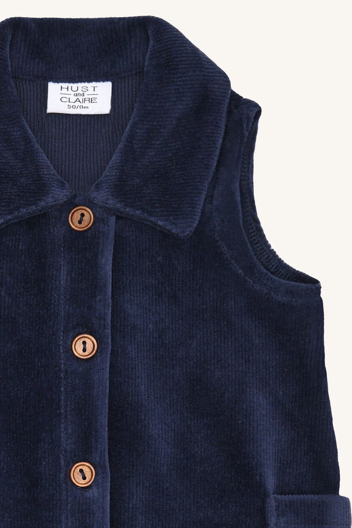 Hust & Claire Mem Ottoman Overall - More Navy for barn - Brobrobrille