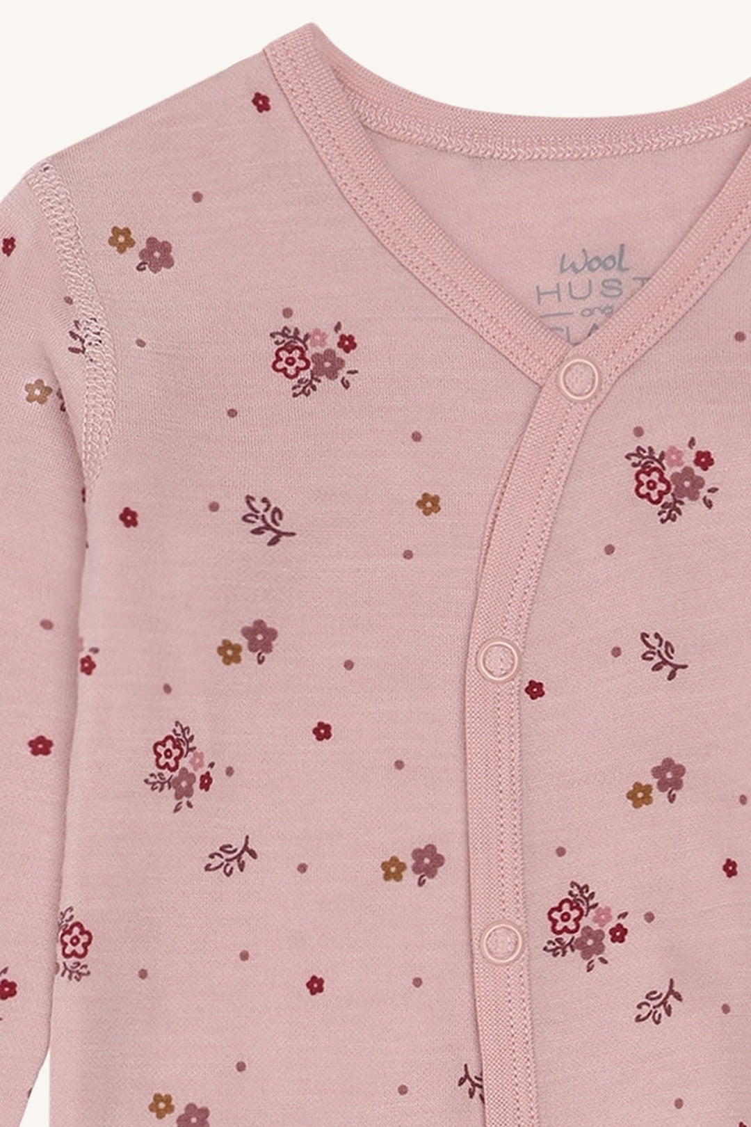 Hust &amp; Claire Mobi Flora ullpyjamas - Adobe Rose for barn - Brobrobrille