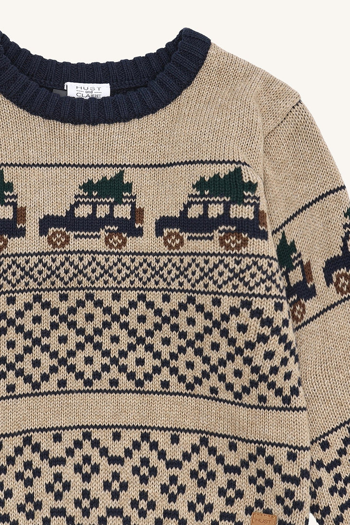 Hust & Claire Pelle Genser - Jeep Biscuit for barn - Brobrobrille