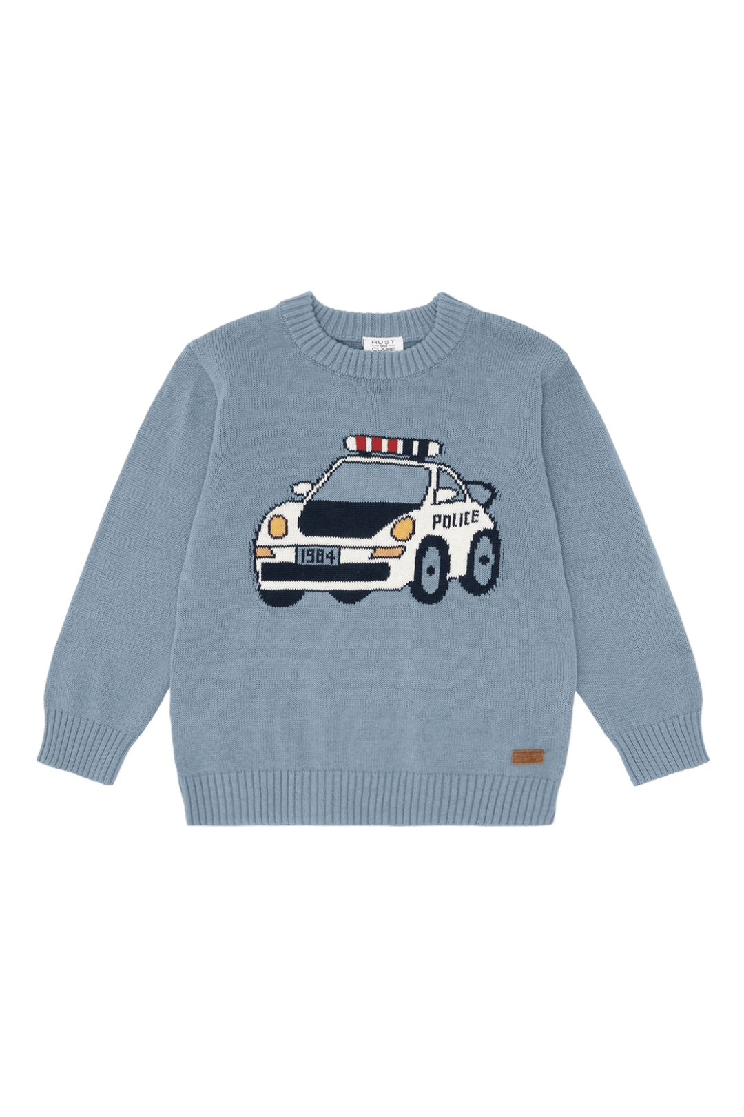 Hust & Claire Pelle Policecar genser - Light Blue for barn - Brobrobrille