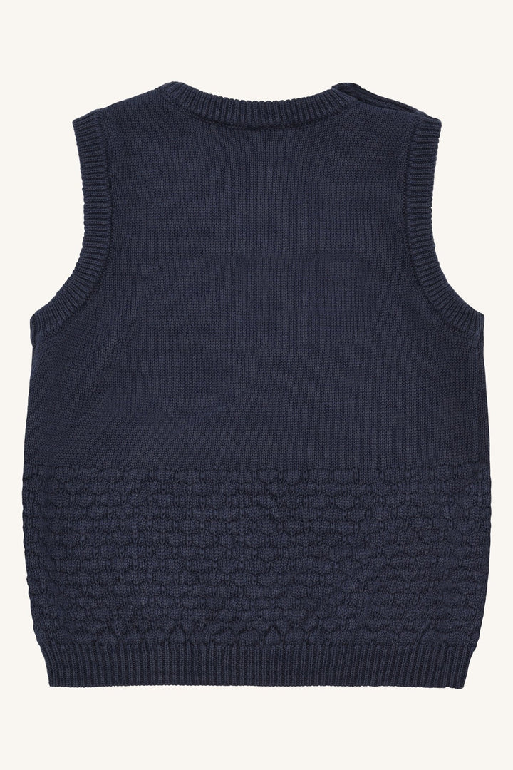 Hust & Claire Perry Moose Vest - More Navy for barn - Brobrobrille