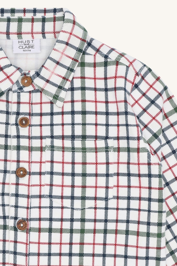 Hust & Claire Ravn Christmas Skjorte – Sugar for barn - Brobrobrille