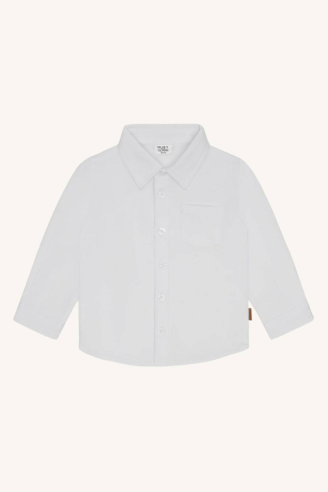 Hust & Claire Ravn Solid Skjorte - White for barn - Brobrobrille