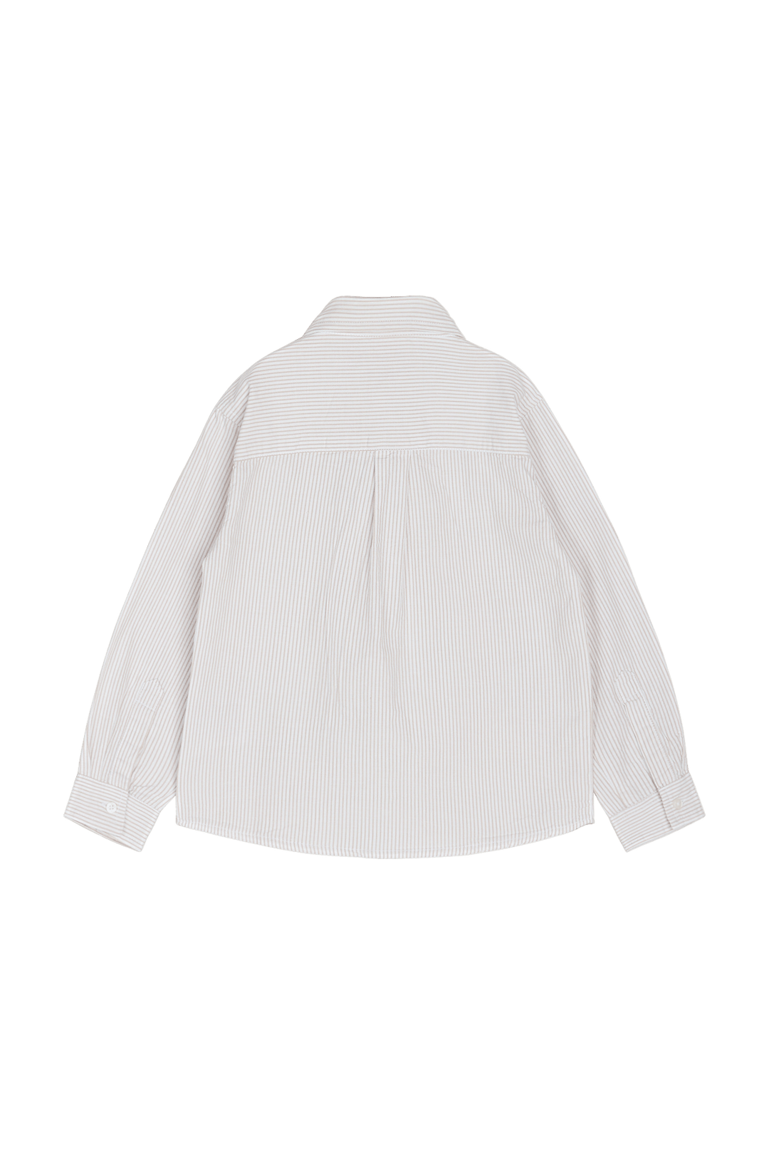 Hust & Claire Ruben Stripe skjorte - Cement for barn - Brobrobrille