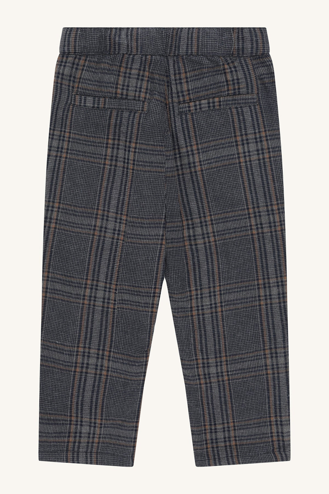 Hust & Claire Tage Check Bukse - Grey Blend for barn - Brobrobrille