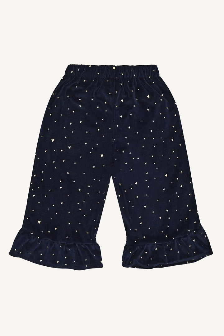 Hust & Claire Teresa Gold Bukse - More Navy for barn - Brobrobrille