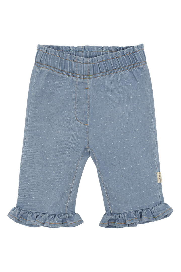 Hust & Claire Thea Dotty Jeans - Blue Denim for barn - Brobrobrille