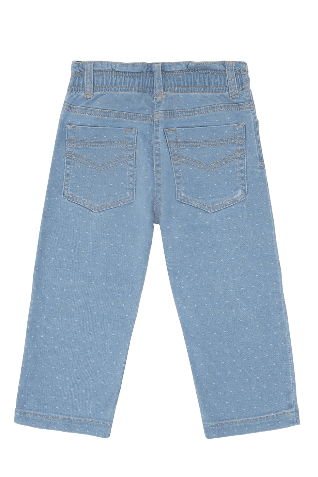 Hust & Claire Theresa Dotty denim bukse - Blue Denim for barn - Brobrobrille